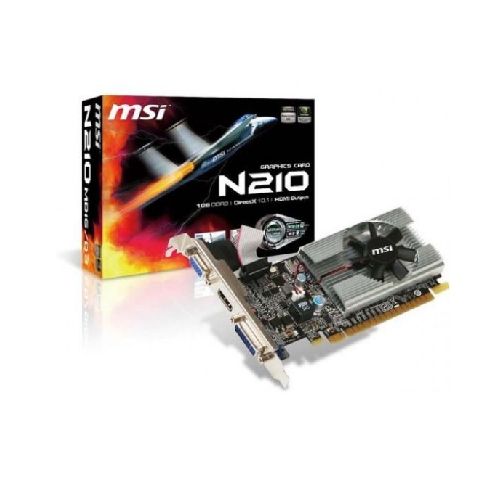 TARJETA DE VIDEO MSI GEFORCE NVIDIA N210 DDR3 1GB DVI HDMI VGA  