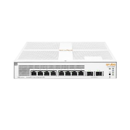 SWITCH ADMINISTRABLE HPE ARUBA INSTANT ON 1930 DE 8 PUERTOS GIGABIT POE + 2 PUERTOS SFP 124W  