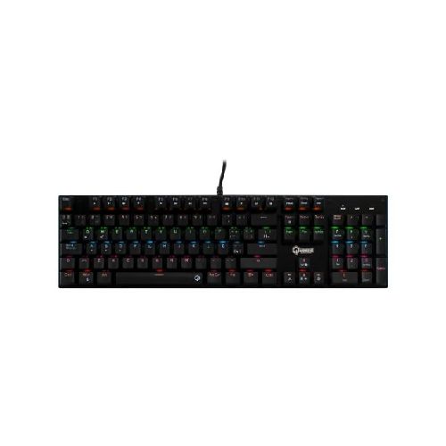 TECLADO GAMING MULTIMEDIA PARA VIDEOJUEGOS QUASAD QKM-G80 - RGB - USB  