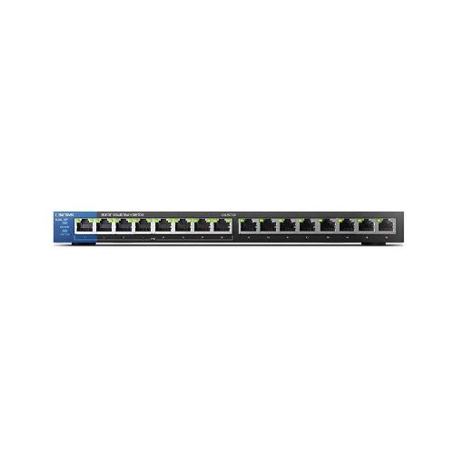 SWITCH DE SOBREMESA PARA EMPRESAS CON 16 PUERTOS GIGABIT CON 8 PUERTOS POE+  LINKSYS