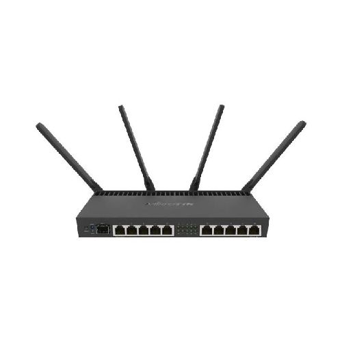 ROUTER MIKROTIK RB4011IGS+5HACQ2HND-IN DOBLE BANDA QUAD CORE 1G RAM 10 PUERTOS GIGABIT Y 1 PUERTO SFP+  