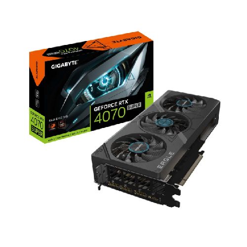 TARJETA DE VIDEO GIGABYTE GEFORCE RTX 4070 SUPER EAGLE OC 12GB GDDR6  