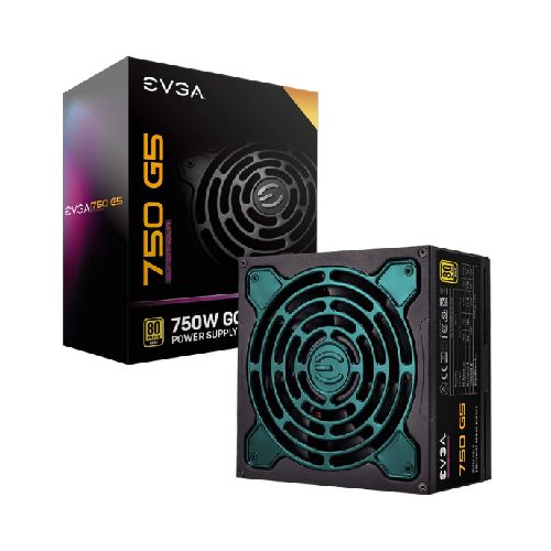 FUENTE DE PODER CERTIFICADA EVGA SUPER NOVA 750 G5 80 PLUS GOLD - 100-240V - 750W  