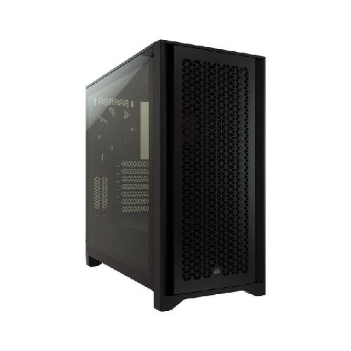 CASE CHASIS DE MEDIA TORRE CORSAIR 4000D VIDRIO TEMPLADO BLACK - SIN FUENTE  