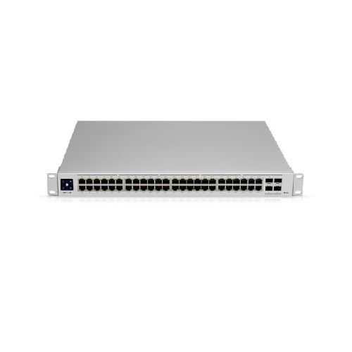 SWITCH ADMINISTRABLE UBIQUITI UNIFI DE CAPA 3 CON 48 PUERTOS GIGABIT + 4 PUERTOS SFP 10G SFP+  