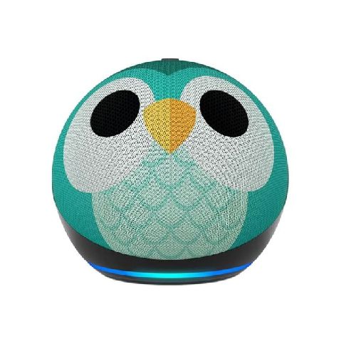 PARLANTE ECHO DOT 5TA. GENERACION INTELIGENTE CON ALEXA KITS BUHO Y DRAGON  AMAZON