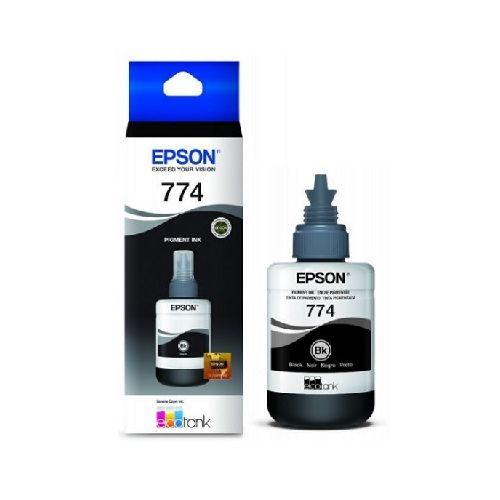 BOTELLA DE TINTA EPSON 774 NEGRA ORIGINAL 140ML  