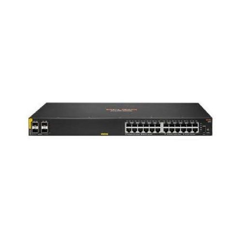 SWITCH ADMINISTRABLE HPE ARUBA 6000 CON 24 PUERTOS GIGABIT BASE-T + 4 PUERTOS SFP 1G  