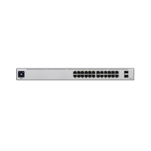 SWITCH CAPA 2 CON 24 PUERTOS GIGABITE RJ45 Y 2 PUERTOS 1G SFP USW-24  UBIQUITI