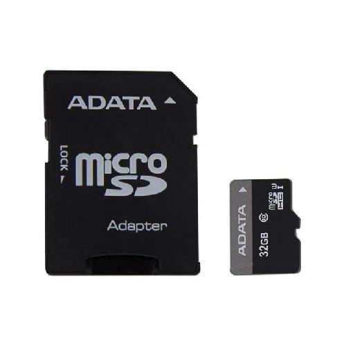 TARJETA DE MEMORIA MICRO SD ADATA 32GB CLASE 10 CON ADAPTADOR SD  