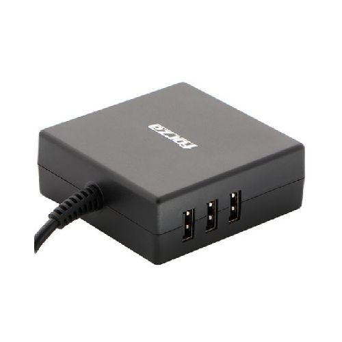 CARGADOR UNIVERSAL PARA COMPUTADOR PORTATIL 90W CON 3 USB FORZA FNA-790  