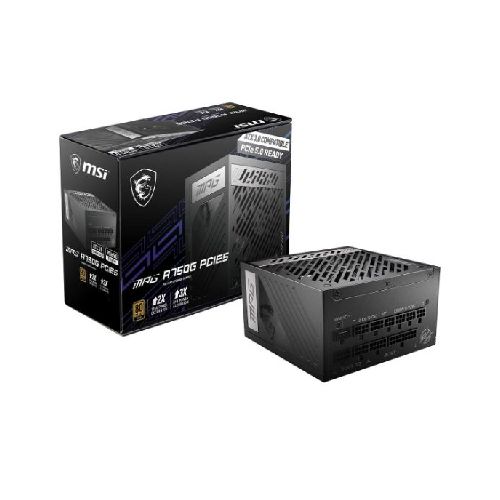 FUENTE DE PODER CERTIFICADA MSI 750W 80 PLUS GOLD  