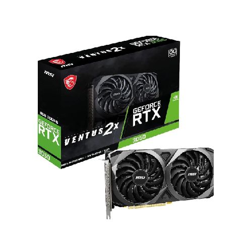 TARJETA DE VIDEO MSI GEFORCE RTX 3050 VENTUS 2X 8GB GDDR6 XS OD EDITION DUAL  