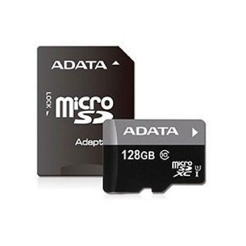 TARJETA DE MEMORIA MICRO SD ADATA 128GB CLASE 10 CON ADAPTADOR SD  