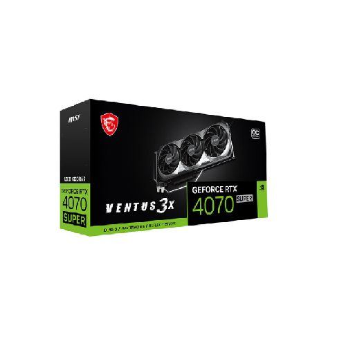 TARJETA DE VIDEO MSI GEFORCE RTX 4070 SUPER 12GB VENTUS 3X OC GDDR6  