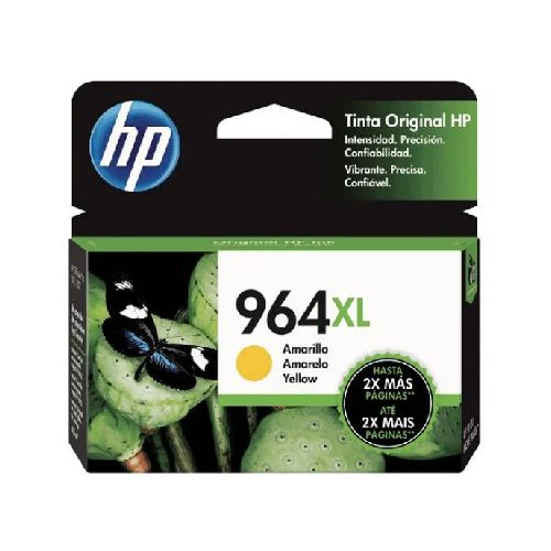 CARTUCHO DE TINTA HP 964XL AMARILLO ALTO RENDIMIENTO OFFICEJET PRO  