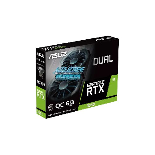 TARJETA DE VIDEO ASUS DUAL GEFORCE RTX 3050 OC EDITION 6GB GDDR6  