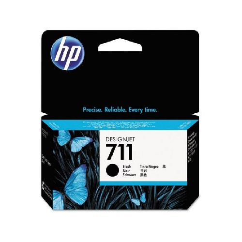 CARTUCHO DE TINTA HP 711 NEGRA DESIGNJET DE 38ML PARA PLOTTER  