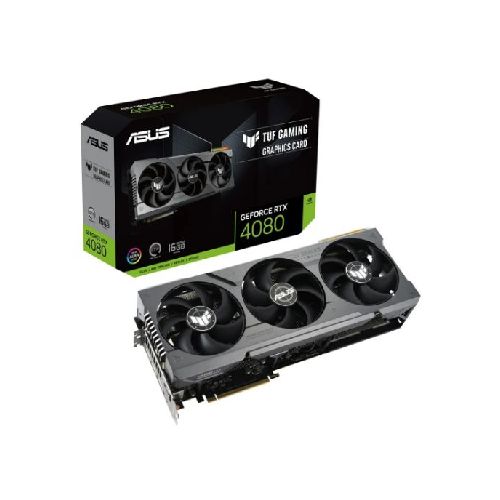 TARJETA DE VIDEO ASUS TUF GEFORCE RTX4080 GDDR6X 16GB - 2 HDMI - 3 DP  