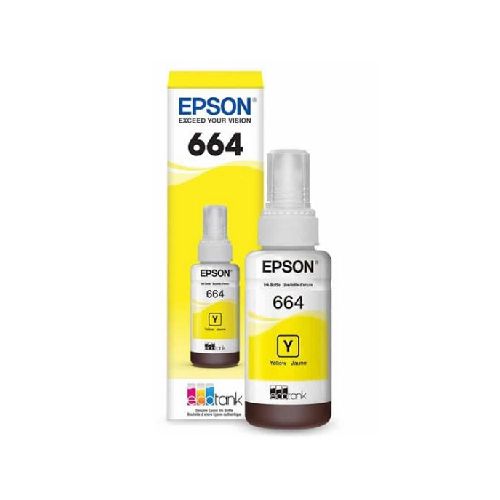 BOTELLA DE TINTA EPSON 664 AMARILLO ORIGINAL 70ML  