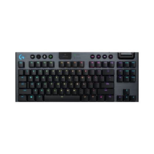 TECLADO GAMING MECANICO INALAMBRICO LOGITECH G915 RGB TKL LIGHTSPEED SIN TECLADO NUMERICO  