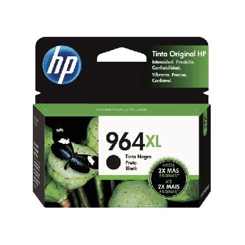 CARTUCHO DE TINTA HP 964XL NEGRA ALTO RENDIMIENTO OFFICEJET PRO  