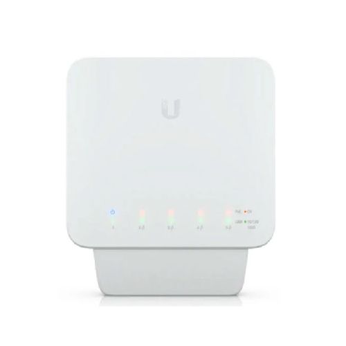 SWITCH UNIFI UBIQUITI 5 PUERTOS GIGABIT CON 4 PUERTOS POE-OUT USW-FLEX  