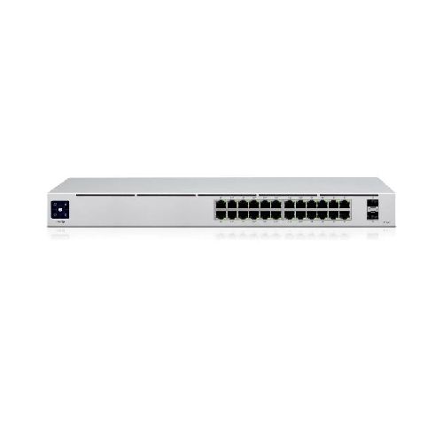 SWITCH CAPA 2 CON 24 PUERTOS GIGABITE 16 PUERTOS GIGABIT POE+ Y 2 PUERTOS SFP POE  USW-24-POE  UBIQUITI