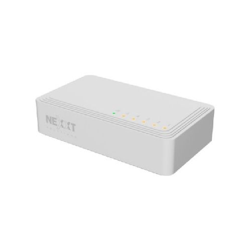 SWITCH ETHERNET PARA ESCRITORIO DE 5 PUERTOS GIGABIT NEXXT NAXOS 501-G  NEXXT SOLUTIONS