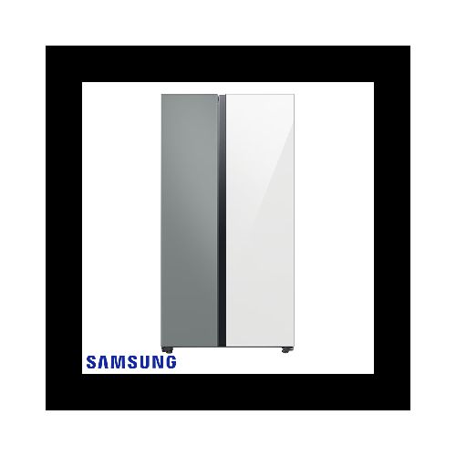 Refrigeradora Samsung BESPOKE Side by Side 640L RS23CB700A7GED