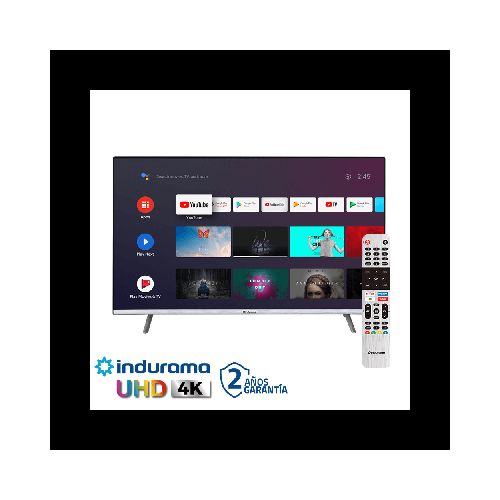 Televisor Indurama LED 50″ Pulgadas Android UHD 4K Control de Voz y Bluetooth 50TIKGF2UHD