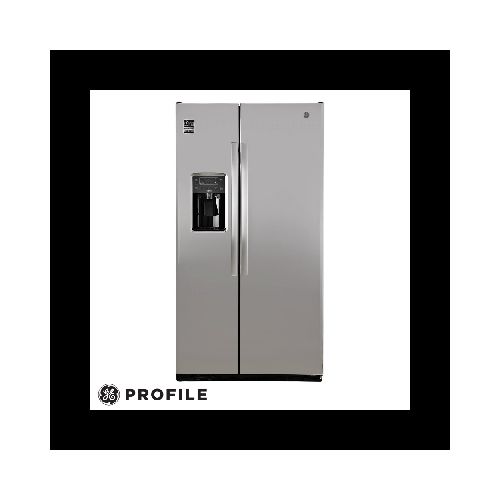 Refrigeradora General Electric Profile 615 Litros Acero Inox Side by Side PQL22LEKFSS