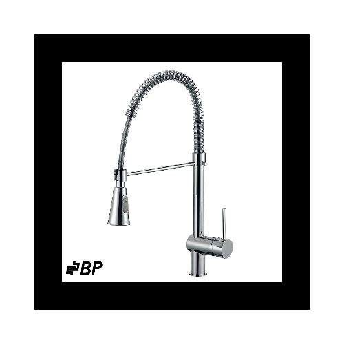 Grifo de Cocina BP Monomando Acero Inoxidable VITERBO SILVER