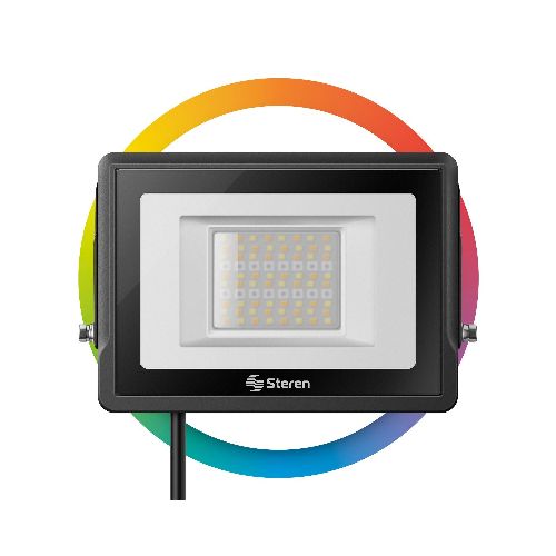 Reflector LED Wi-Fi RGB+W de 30 W para exterior  