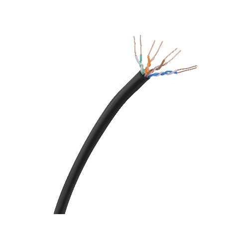 Cable UTP CAT 5e para intemperie, negro  