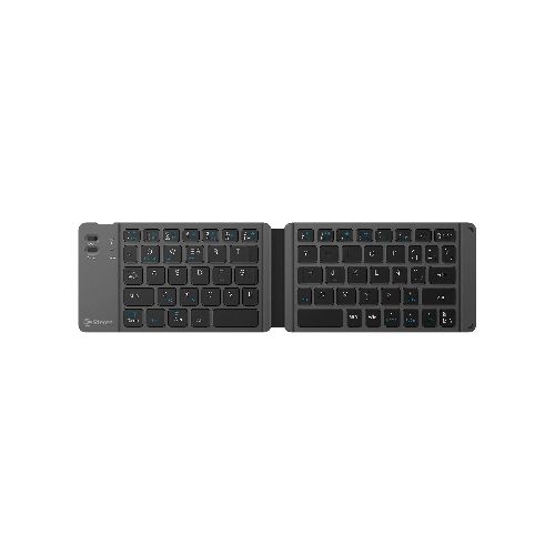 Teclado Bluetooth compacto plegable con batería recargable  