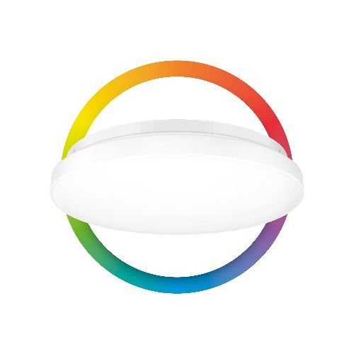 Lámpara LED Wi-Fi* RGB+W multicolor de 18 W, para techo  