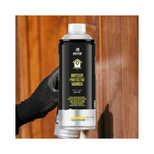 SPRAY PRO BARNIZ PROTECTOR EXTERIOR BRILLANTE 400ML MONTANA