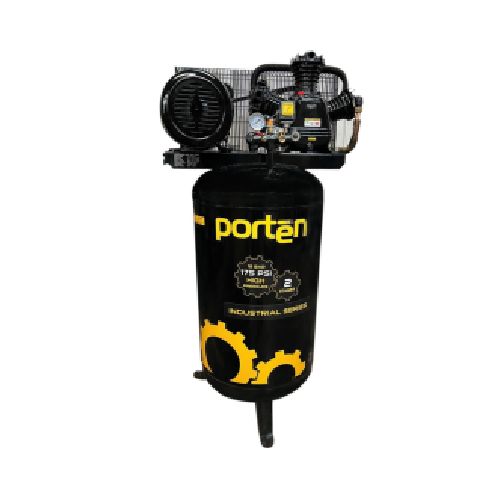 COMPRESOR DE AIRE INDUSTRIAL DE 10HP 300LT 175PSI 220V 3 FASES PORTEN