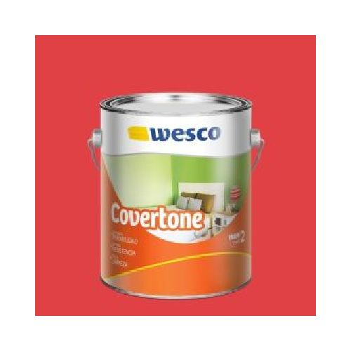 PINTURA COVERTONE ROJO INTENSO GALON WESCO