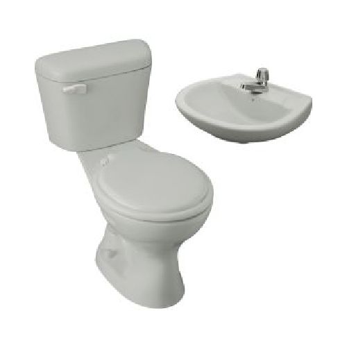 COMBO INODORO MILAN CON LAVABO DE PARED ROMA FV