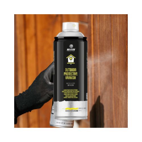 SPRAY PRO BARNIZ PROTECTOR EXTERIOR SATIN 400ML MONTANA