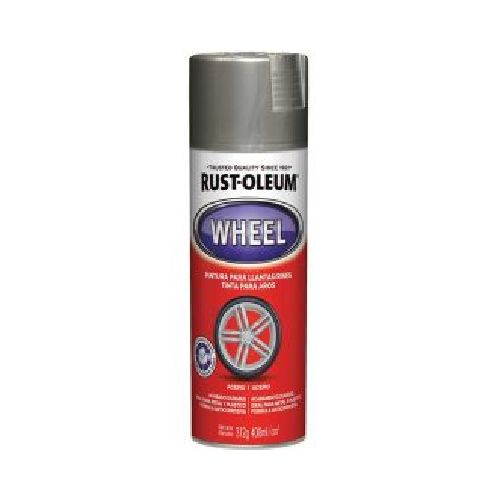 PINTURA EN SPRAY PARA AROS AUTOMOTIVE ACERO BRILLANTE RUST OLEUM