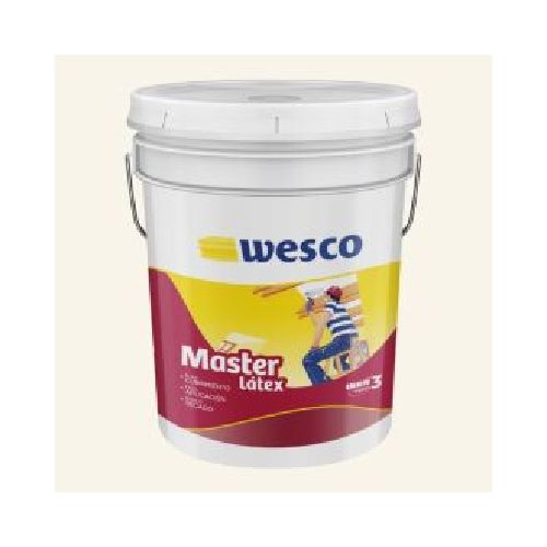 PINTURA MASTER LATEX BLANCO HUESO CANECA WESCO