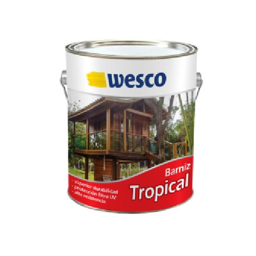 BARNIZ TROPICAL PARA EXTERIORES GALON WESCO