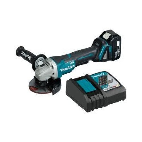 COMBO ESMERILADOR GA455Z + CARGADOR 18V + BATERIA 1850B MAKITA