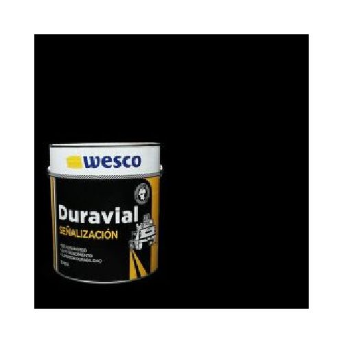 PINTURA DE TRAFICO NEGRO GALON DURAVIAL DE WESCO