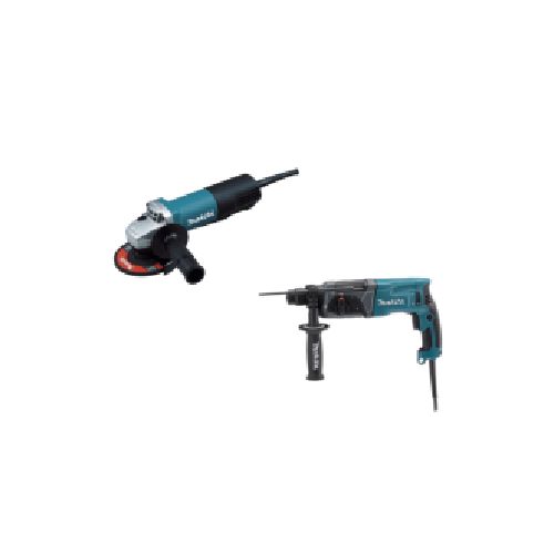 COMBO ROTORMARTILLO HR2470 Y AMOLADORA 9557HPG MAKITA