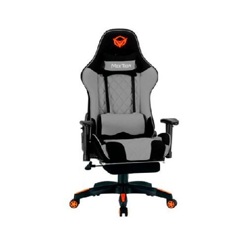 SILLA GAMING Meetion MT-CHR25 con reposa pies color gris | DC Store