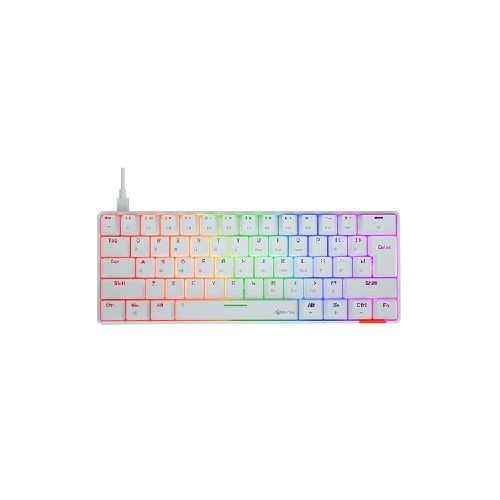 Teclado gamer mt-mk005 mecanico blanco meetion | DC Store